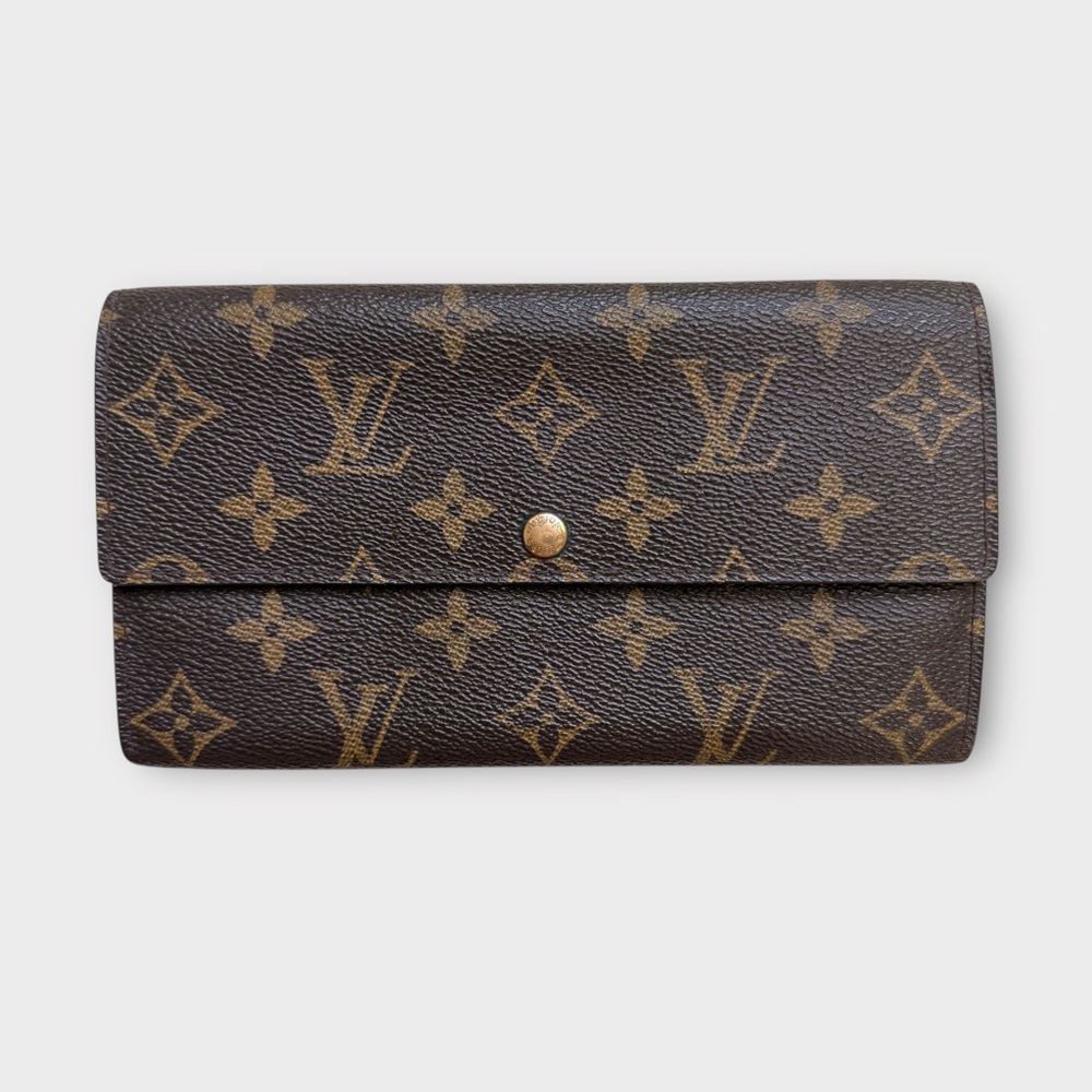 Louis Vuitton Sarah Wallet Monogram Canvas – Classic Bifold